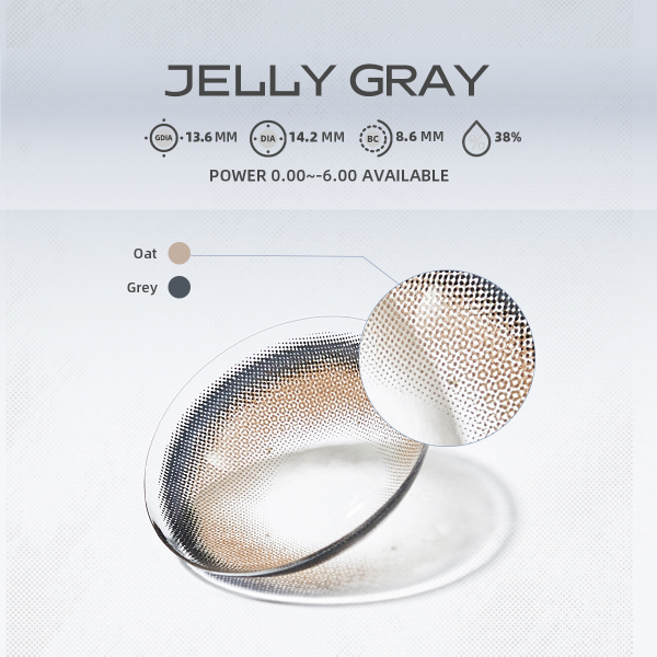 JELLY GRAY | 1 MONTH, 2 PCS