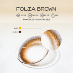 FOLIA BROWN | 1 MONTH, 2 PCS